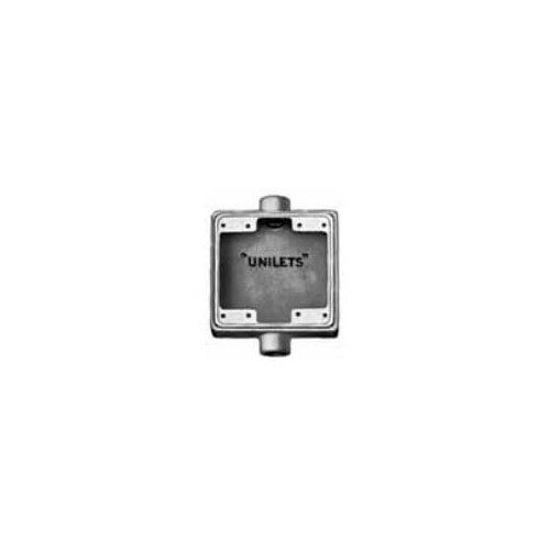 Appleton FDC-2-75-A 3/4" 2-Gang Aluminum FDC Box