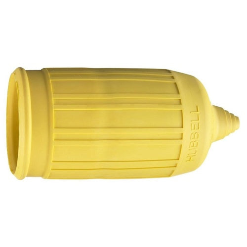 Hubbell HBL60CM32 Weather-Proof Device Boot, Yellow, 20/30A Tl, Long