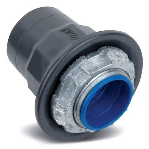 Ocal HUB-3-G PVC Coated Zinc Hub Connector 3" Dark-Gray