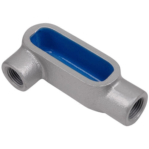 Ocal LR37-G Conduit Body LR-Shape Form-7, 1" Dark-Gray