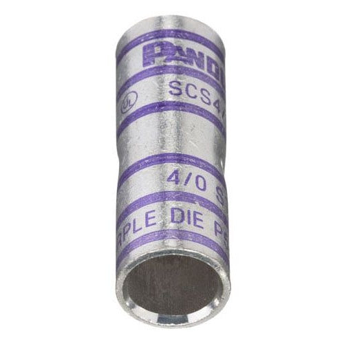 Panduit SCS4/0-X Copper Butt Splice 4/0Awg Pkg 10