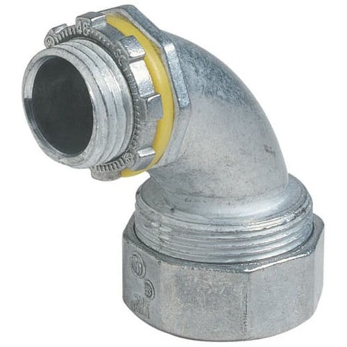 Steel City LT292 3/4" Connector, 90Deg, Liquidtite Flex Metal, Die-Cast