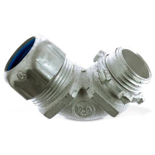 T&B 5256AL 1-1/2" 90D Liquidtight Non-Insulated Connector Aluminum