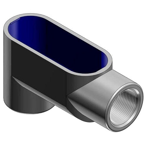 T&B LB107 4" Conduit Body, Gray Iron, LB Form-7