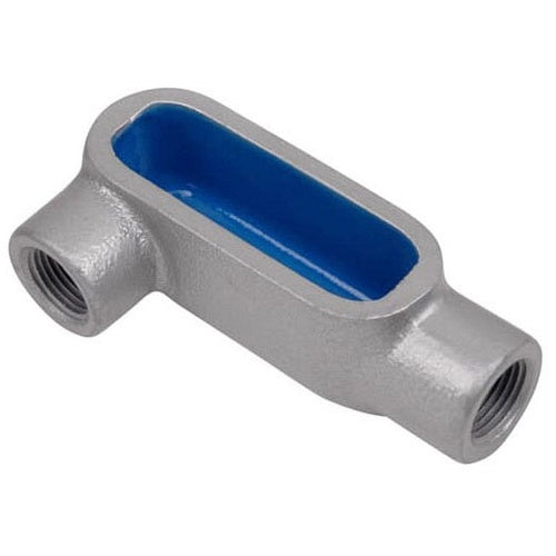 T&B LR107 4" Conduit Body, Gray Iron, LR Form-7