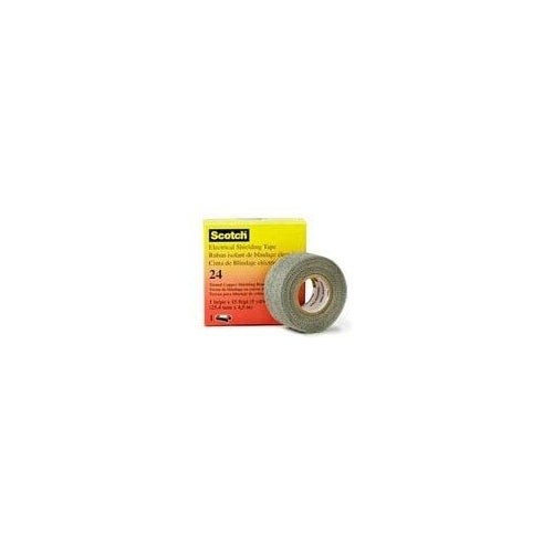 3M 24-1X100FT Scotch Electrical Shielding Tape 24, 1" X 100 Ft (25 mm X 30,5 M),
