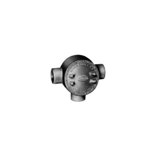Adalet XJAT-46 Explosion-Proof Multi-Hub Junction Box"T"/1" Npt Hubs/Nema 7/9