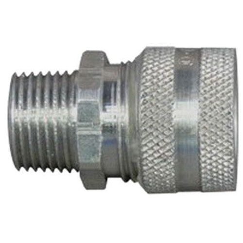 Appleton CG-3138 3/8 Aluminum Straight Cord Connector