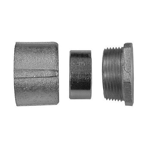 Appleton EC-125 1-1/4" Malleable 3-Pc Conduit Coupling