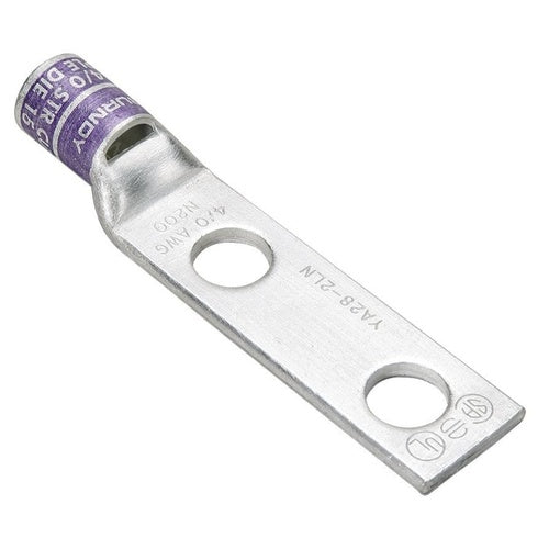 Burndy YA34-2LN 500Mcm Copper 2-Hole Lug