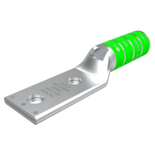 Burndy YAZ362N 600Kcm 2-Hole Long Lug