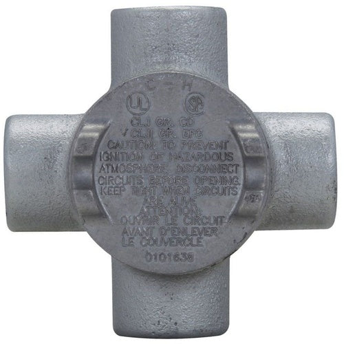 Crouse-Hinds GUAX14 1/2" Guax Conduit Body & Cover