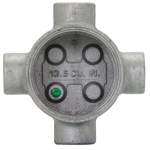 Crouse-Hinds GUAX160 1/2" Guax Conduit Body