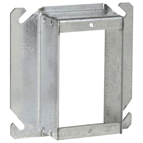 Crouse-Hinds TP528 4" Square 1-Gang Tile Ring