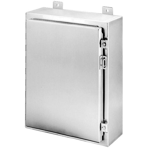 Hoffman A36H3010SS6LP Wall-Mount Type 4X Enclosure 36.00X30.00X10.00 Stainless Steel Type 316L