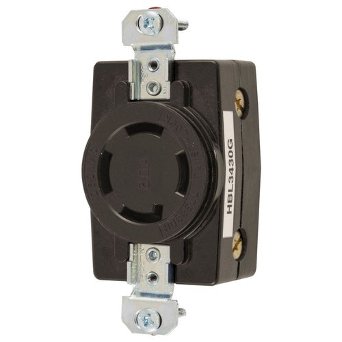 Hubbell HBL3430G Locking Receptacle-3P4W30A250V