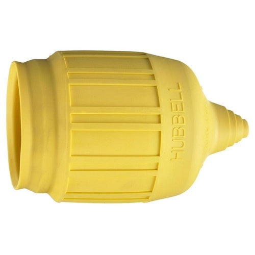 Hubbell HBL60CM31 Weather-Proof Device Boot, Yellow, 20/30A Tl,Short