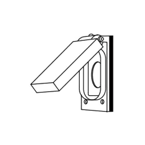 Killark FCLG Round Receptacle Cover 1 5/8" Dia
