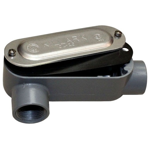 Killark OLR-1CG 1/2" Aluminum LR-Type Conduit Body