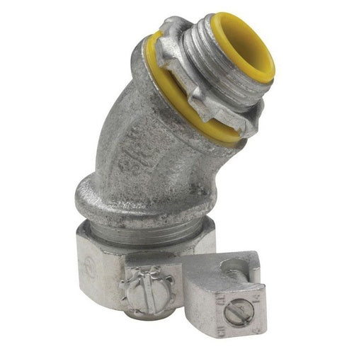 Crouse-Hinds LT7545G 3/4" 45D Liquidtight Connector
