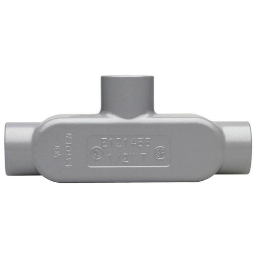 Crouse-Hinds T75 2-1/2" Alum T-Type Conduit Body