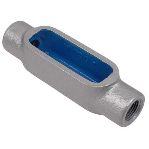 Ocal C57-G Conduit Body C-Shape Form-7, 1-1/2" Gray