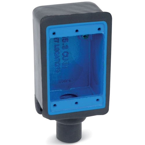 Ocal FD3-G Deadend Box Deep 1-Gang 1" Gray