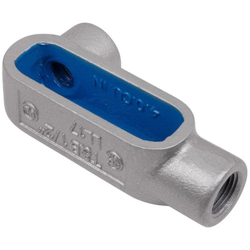 Ocal LL888-G Conduit Body LL-Shape Form-8, 3" Dark-Gray