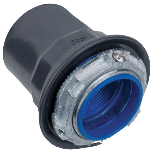 Ocal STG4-G PVC Coated Zinc Ground Hub 1-1/4" Gray