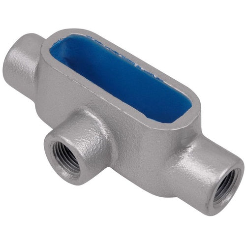 Ocal T58-4X-G Conduit Body T Form-8, UL-4X 1-1/2" Gray