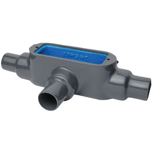 Ocal TB58-4X-G Conduit Body Tb Form-8, UL-4X 1-1/2" Gray