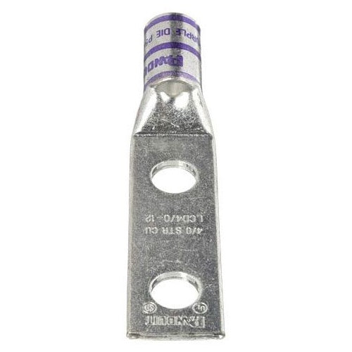 Panduit LCD4/0-12-X Copper Lug 4/0Awg 1.75" Space Wdw Pk10