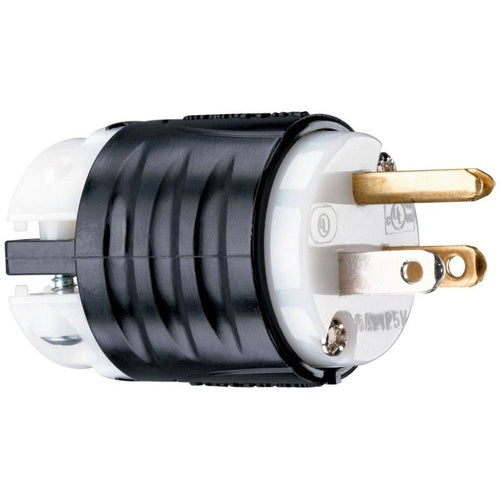 P&S PS5266-X Straight Blade Plug 3-Wire 15A 125V