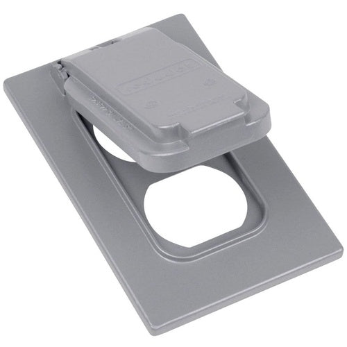 Red Dot CCDV 1-Gang Weatherproof Duplex Receptacle Cover