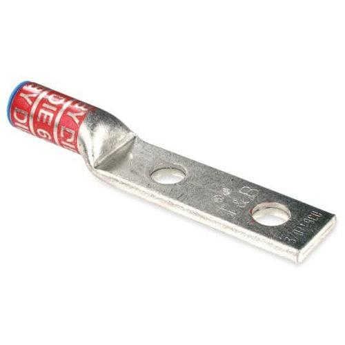 T&B 60254 250Mcm Red 2-Hole Aluminum/Copper Lug