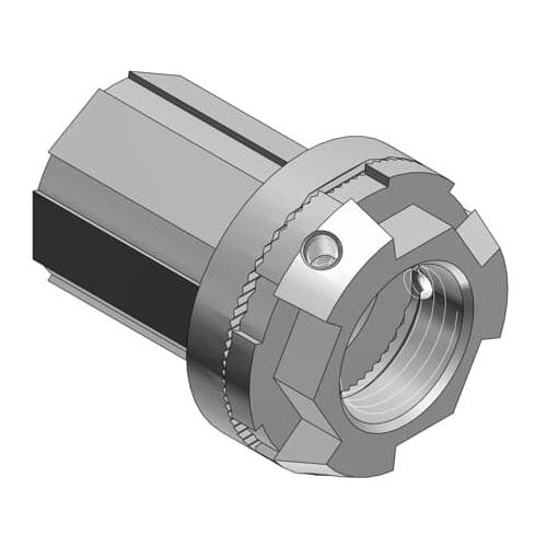T&B H125BHDA 1.25" Aluminum Bulkhead Fitting