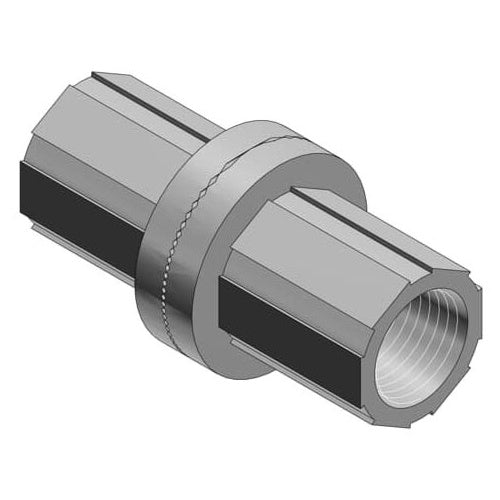T&B H125TBFA 1-1/4" Bulkhead Fitting Aluminum