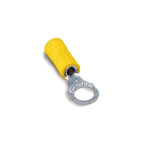 T&B RC337 Insulated Vinyl Ring Terminal 12-10 Awg No6 Yellow
