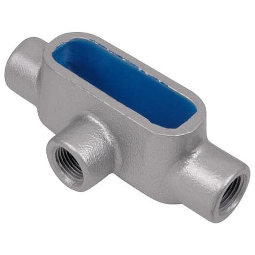 T&B T27 3/4" Bluekote T-Type Conduit Body Form-7 Iron